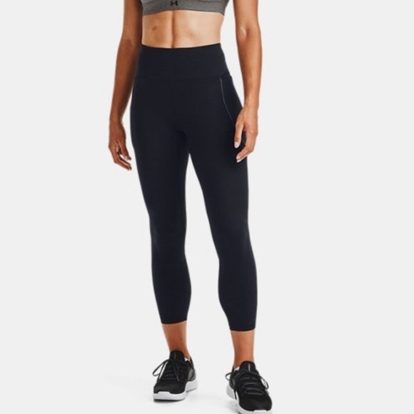 NWT Under Armour UA HydraFuse High Rise Active Leggings in Black - Picture 3 of 11